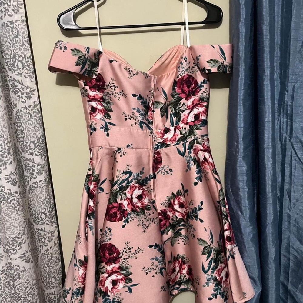 Floral Off-Shoulder Dress